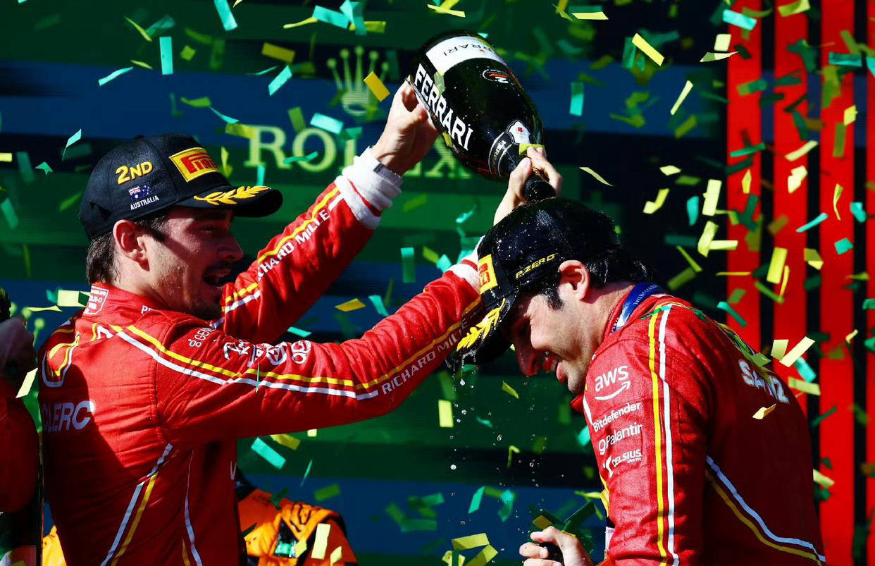 红牛车队险胜法拉利，塞恩斯扛起全队的简单介绍